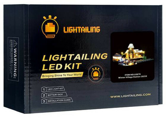 LED Verlichting voor LEGO 10259 Winter Village Station