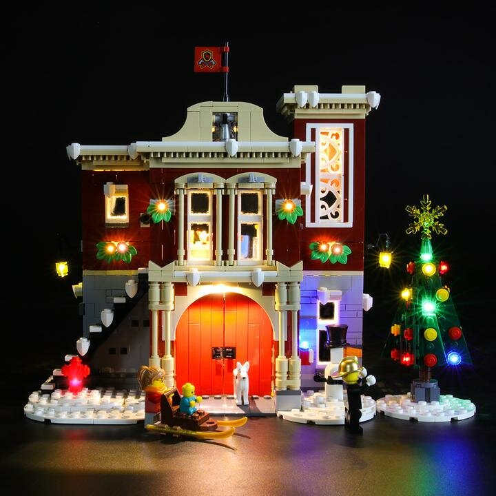 LED Verlichting voor LEGO 10263 Winter Village Fire Station