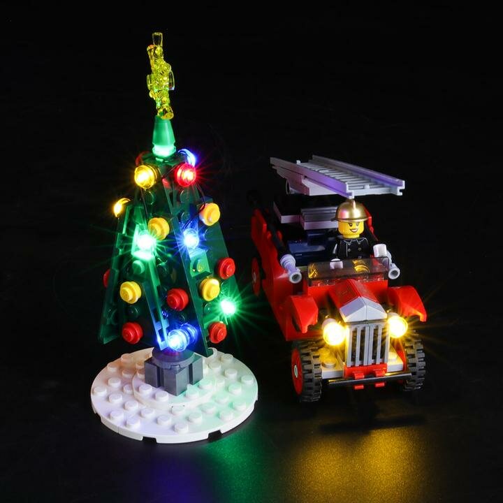 LED Verlichting voor LEGO 10263 Winter Village Fire Station