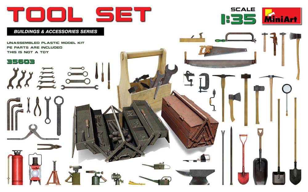 MiniArt 35603 Tool Set 1:35