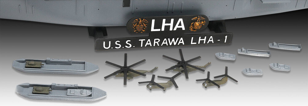 Revell 05170 Assault Ship USS Tarawa LHA-1 1:720