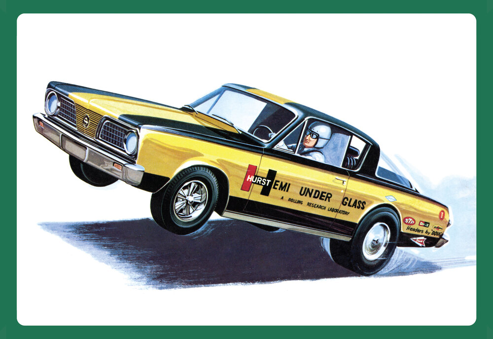 AMT 1153 Barracuda Hemi Under Glass 1/25