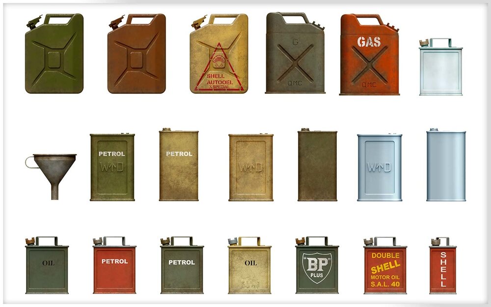 MiniArt 35587 Allies Jerry Cans Set WW2 1/35