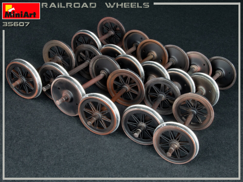 MiniArt 35607 Railroad Wheels 1/35
