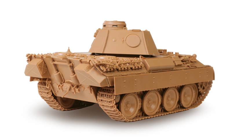 Zvezda 3678 German Medium Tank Panther Ausf.D 1/35
