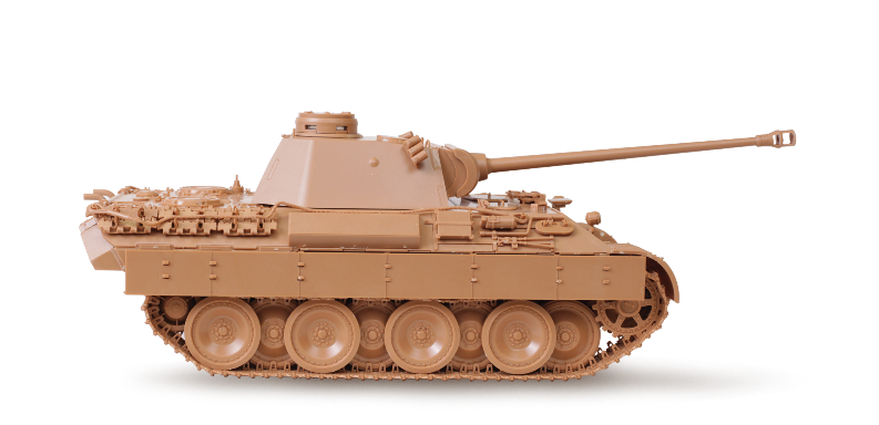 Zvezda 3678 German Medium Tank Panther Ausf.D 1/35