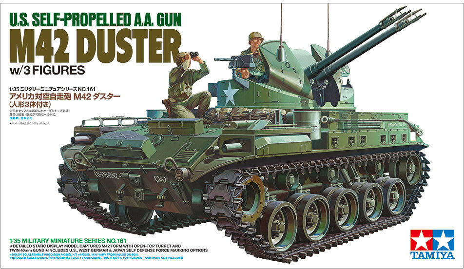Tamiya 35161 U.S. Self-Propelled A.A. Gun M42 Duster 1/35