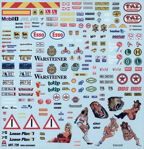 Italeri Truck Accessoires Set I 1:24 (720)