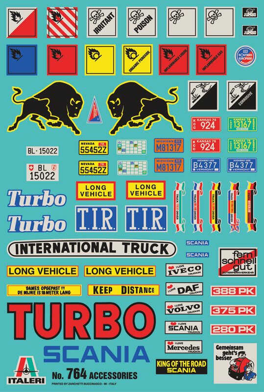 Italeri Truck Shop Accessories 1/24 (764)