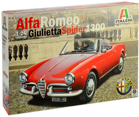 Italeri 3653 Alfa Romeo Giulietta Spider 1:24