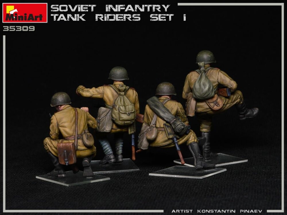 MiniArt 35309 Soviet Infantry Tank Riders Set 1 1/35