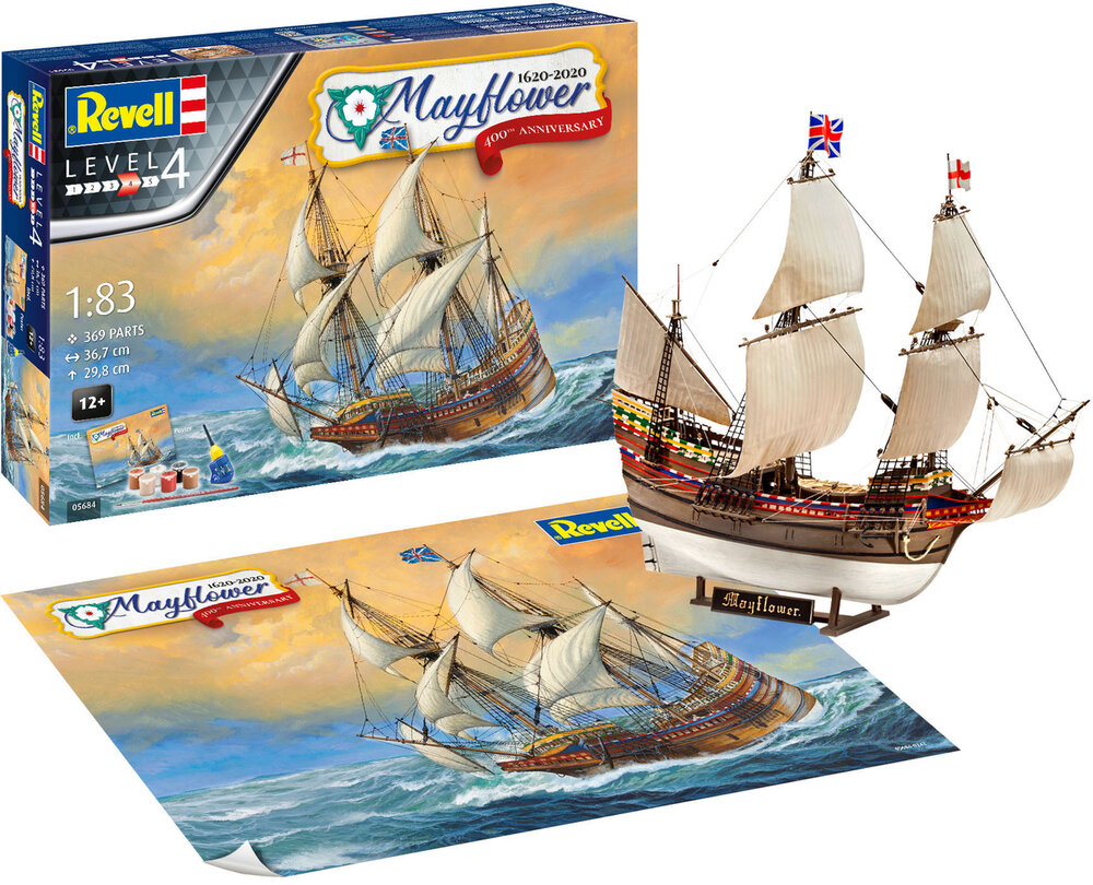 Revell 05684 Mayflower - 400th Anniversary 1:83