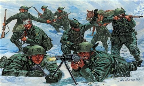 Italeri 6059 Italian Mountain Troops Alpini 1:72