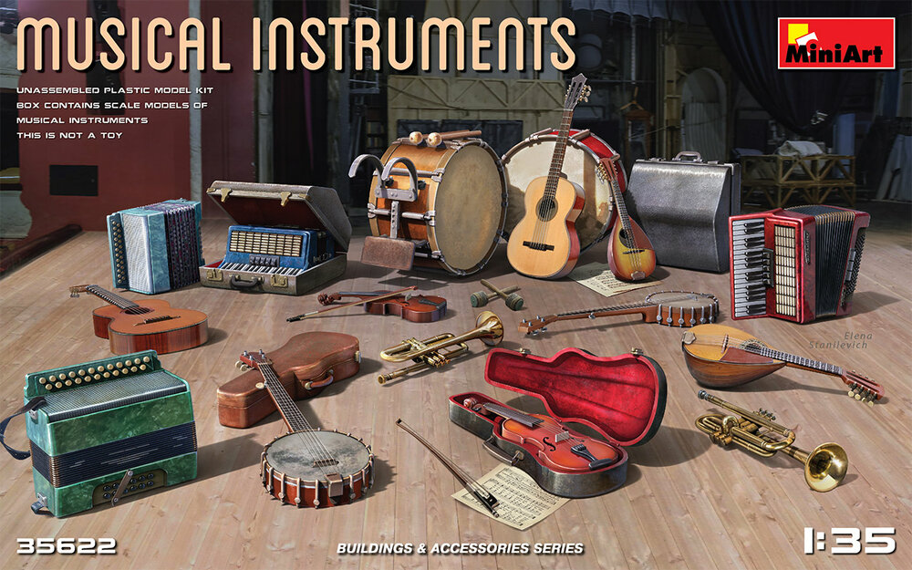 MiniArt 35622 Musical Instruments 1/35