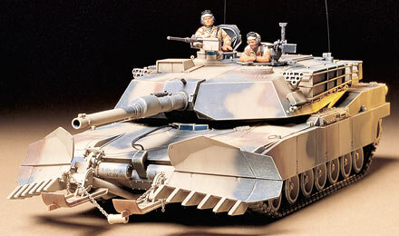 Tamiya 35158 U.S. M1A1 Abrams with Mine Plow 1/35