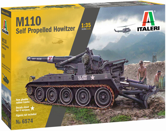 Italeri 6574 Self-Propelled Howitzer M110 1:35