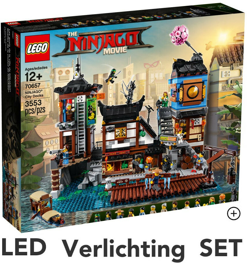 LEGO 70657 Ninjago City Haven met LED Verlichting