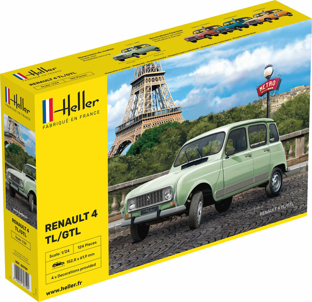 Heller Renault 4L Version GTL 1/24 (80759)