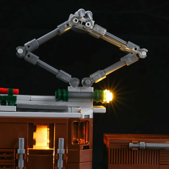 LEGO 10277 Krokodil Locomotief met LED Verlichting