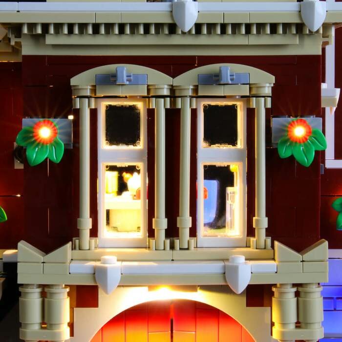 LEGO 10263 Winter Village Fire Station met LED Verlichting