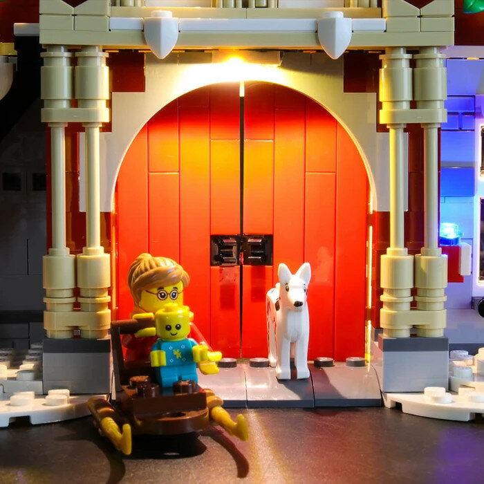 LEGO 10263 Winter Village Fire Station met LED Verlichting