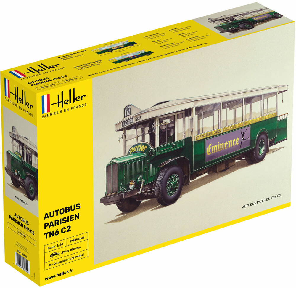 Heller Autobus Parisien TN6 C2 1:24 #80789