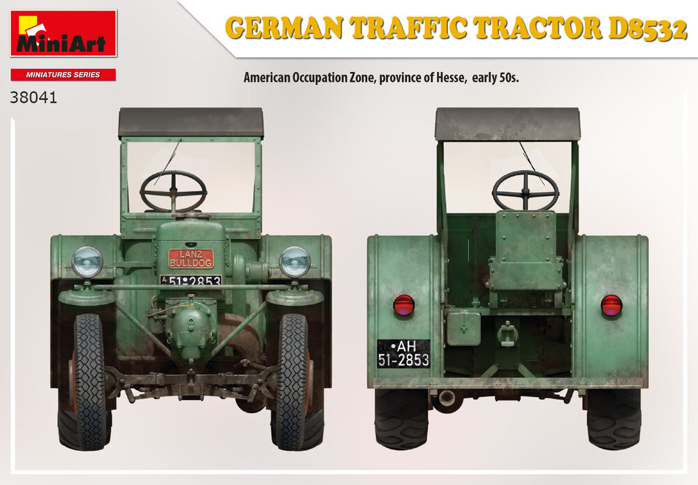 MiniArt 38041 German Traffic Tractor D8532 1/35