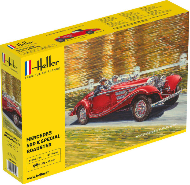 Heller 80710 Mercedes 500K Special Roadster 1:24