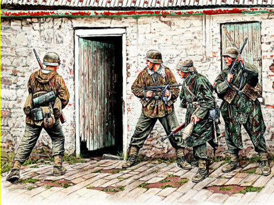 Master Box 3584 German Infantry. Western Europe 1/35