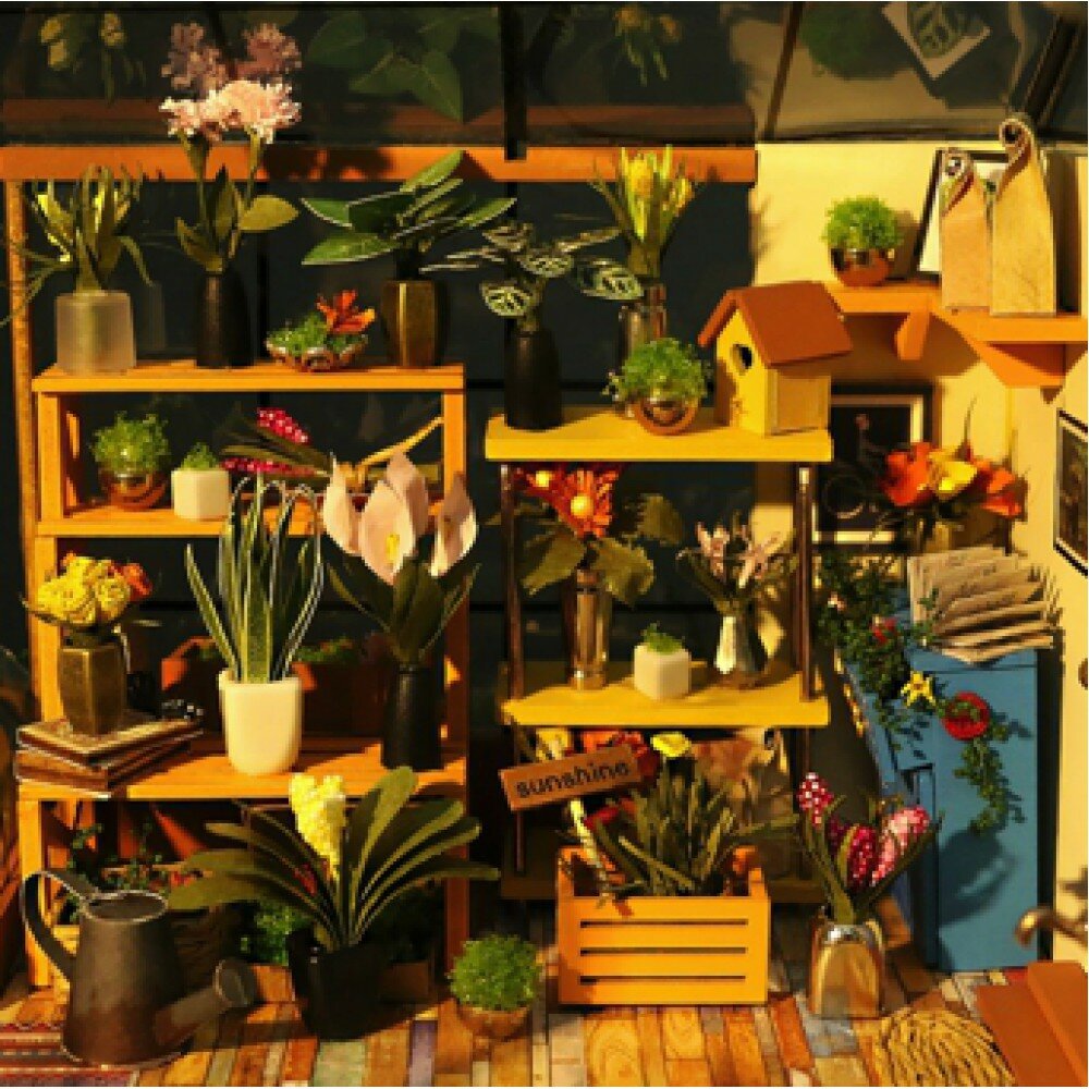 Robotime Kathy&#039;s Flower House