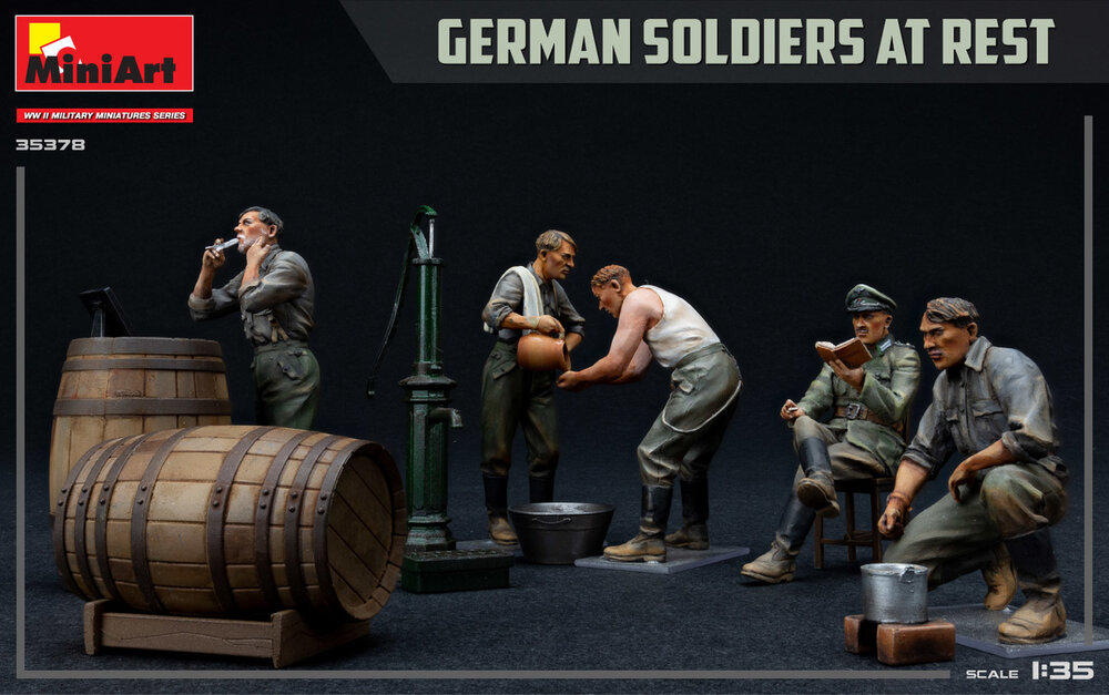 MiniArt 35378 German Soldiers At Rest. Special Edition 1/35