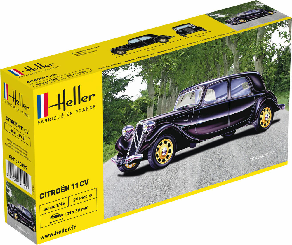 Heller 80159 Citroen 11 CV 1/43