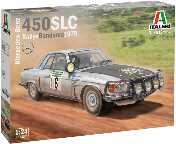 Italeri 3632 Mercedes-Benz 450SLC Rallye Bandama 1979 1/24