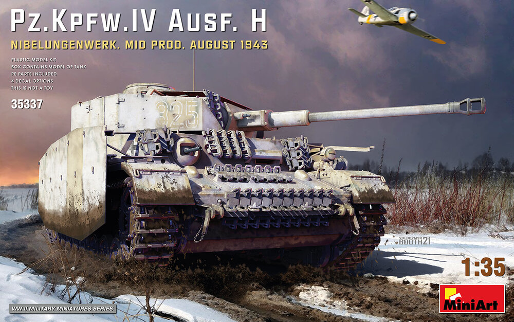 MiniArt 35337 Pz.Kpfw.Iv Ausf. H Nibelungenwerk. Mid Prod. August 1943 1/35
