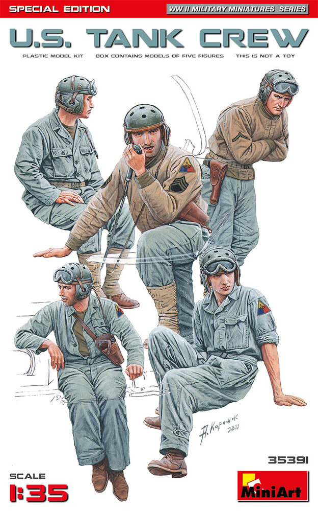 MiniArt 35391 U.S. Tank Crew. Special Edition 1/35