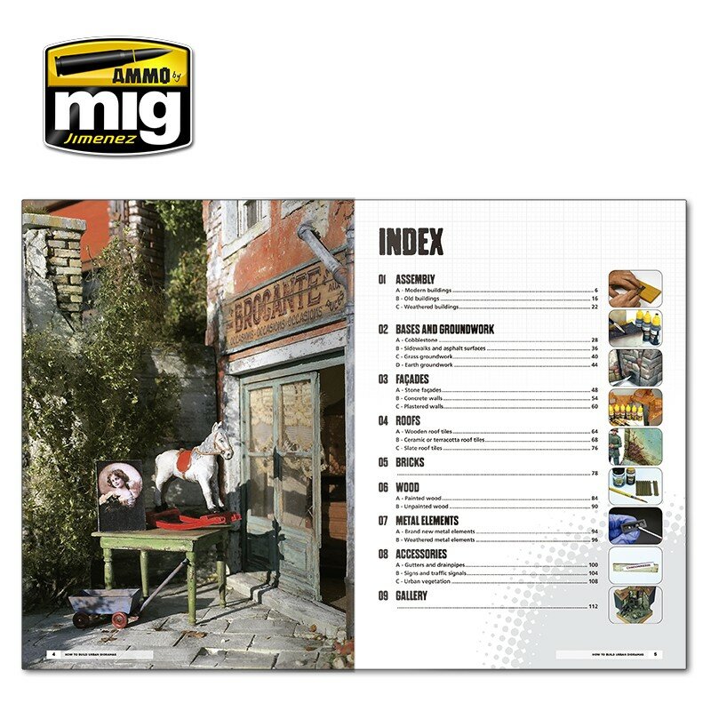 AMMO Mig Modelling School: Urban Dioramas Book