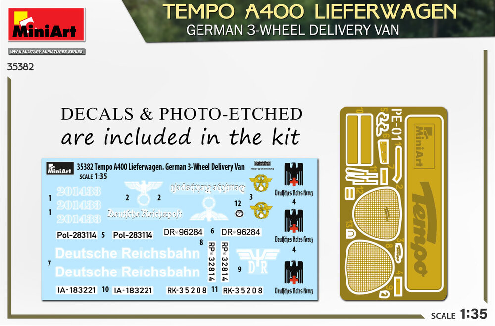 MiniArt 35382 Tempo A400 Lieferwagen 1/35