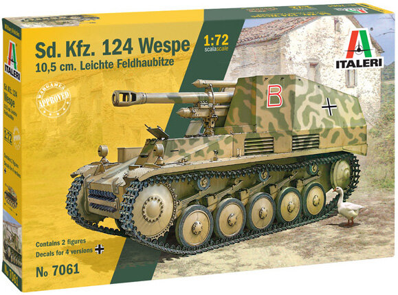 Italeri 7061 Sd. Kfz. 124 Wespe 1:72