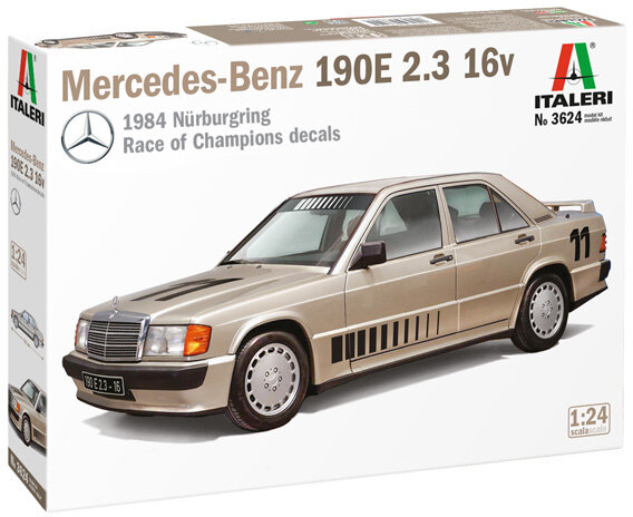 Italeri 3624 Mercedes-Benz 190E 2.3 16v 1:24