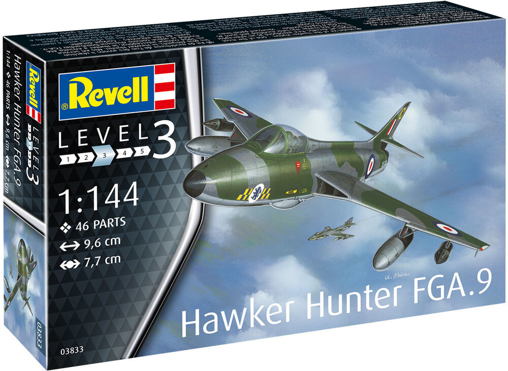 Revell 03833 Hawker Hunter FGA.9 1:144