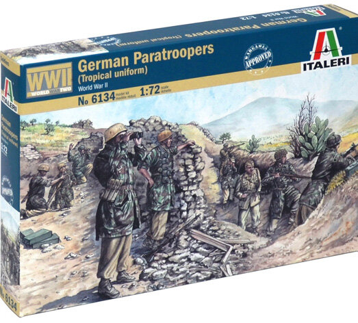 Italeri 6134 German Paratroopers Tropical Uniform 1:72