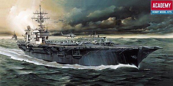 Academy 14210 USS Kitty Hawk CV-63 1/800