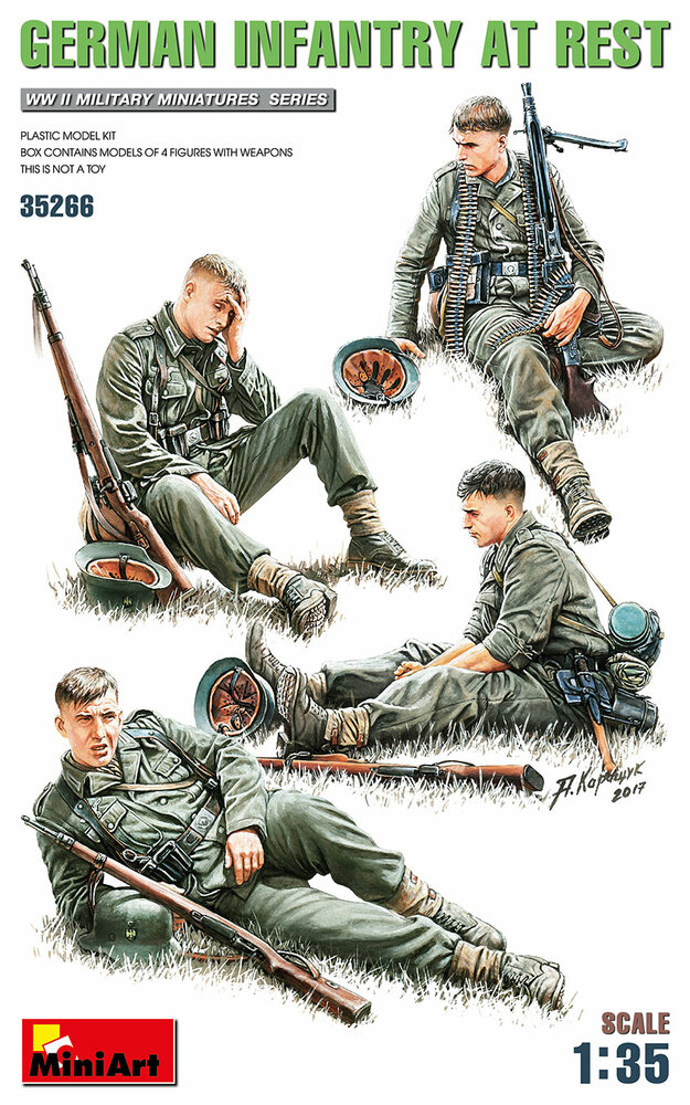 MiniArt 35266 German Infantry at Rest 1:35