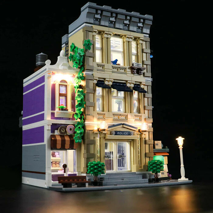 LED Verlichting voor LEGO 10278 Police Station LGK411