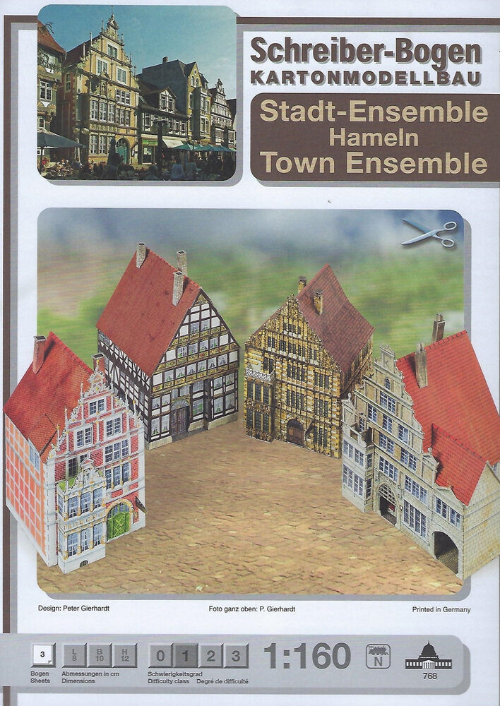 Schreiber Bogen Town Ensemble #768 Bouwplaat