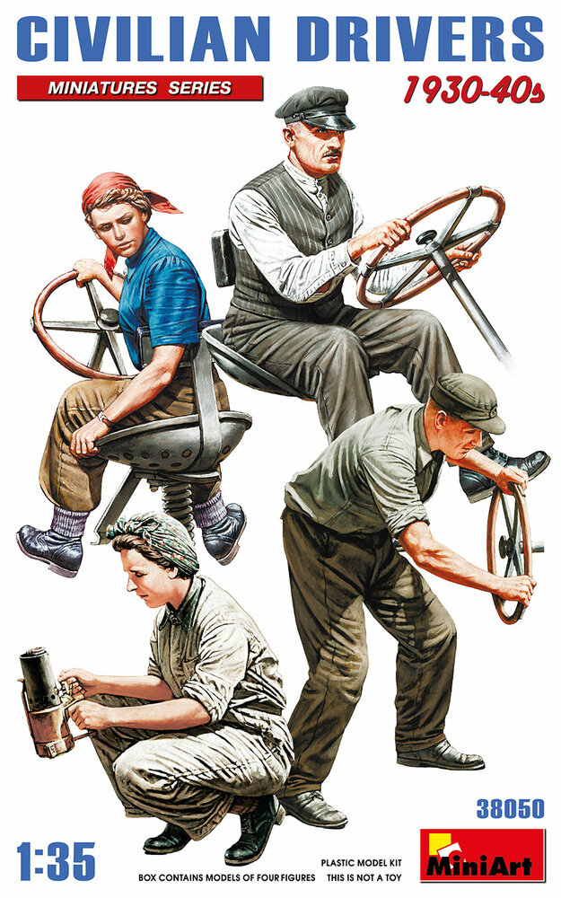 MiniArt 38050 Civilian Drivers 1930-40s 1:35