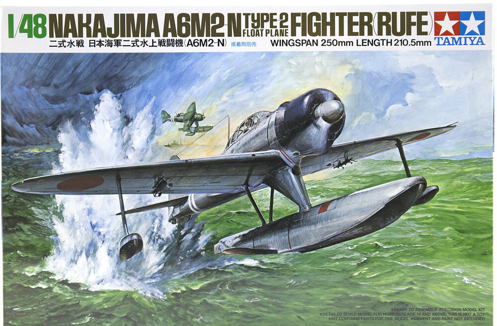 Tamiya 61017 Nakajima A6M2-N Type 2 Floatplane Fighter (Rufe) 1/48