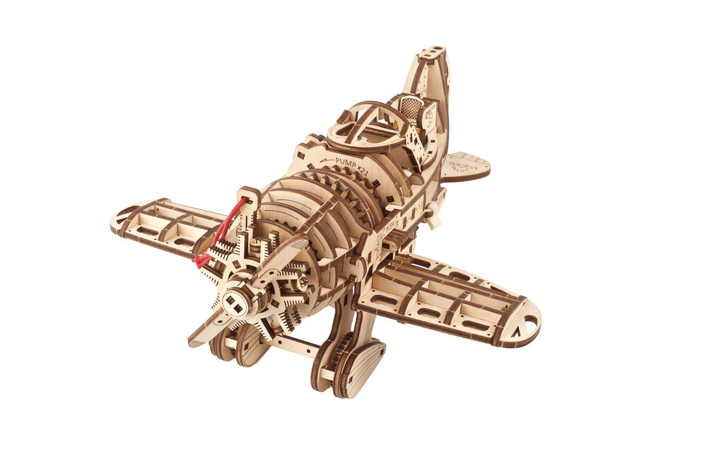 UGears Mad Hornet Plane
