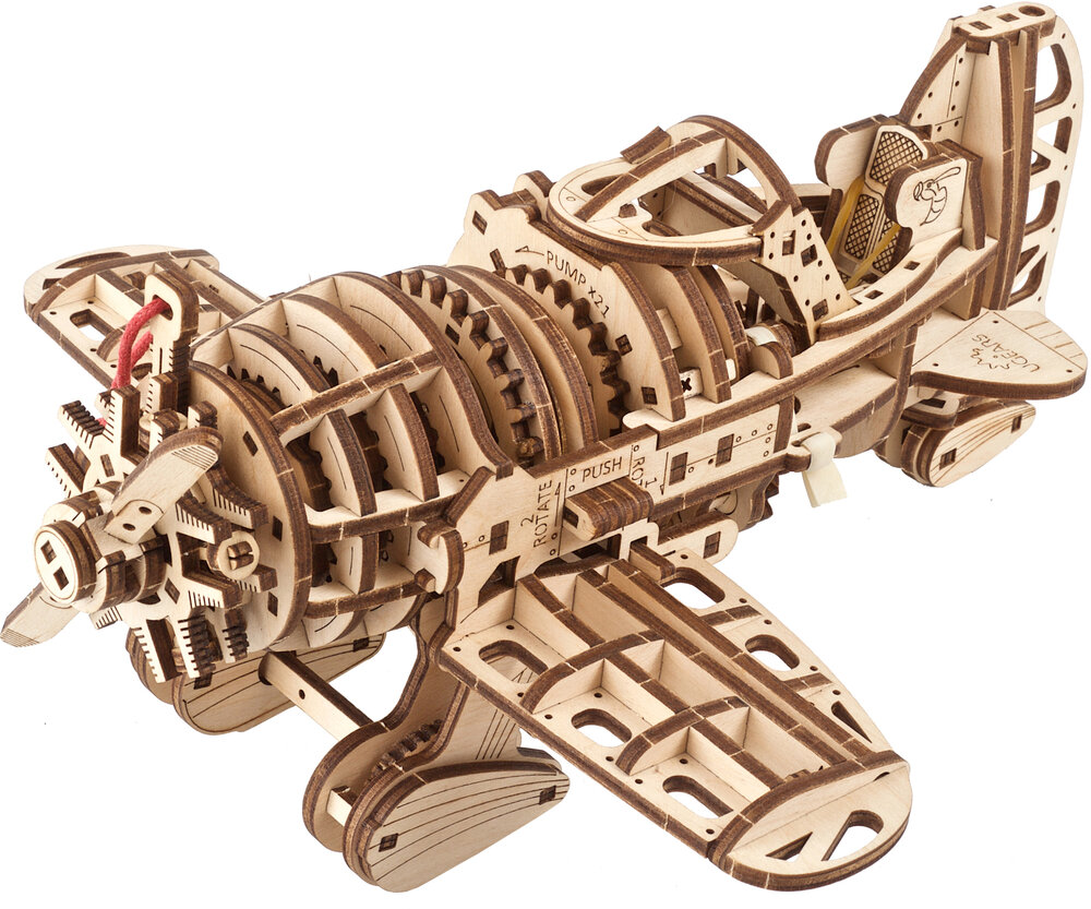UGears Mad Hornet Plane