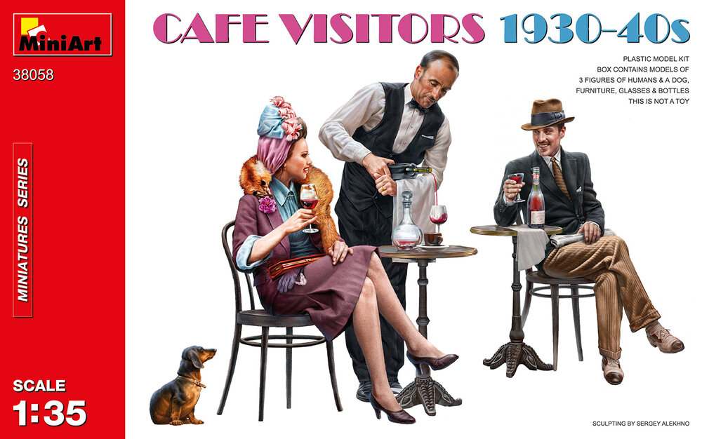 MiniArt 38058 Cafe Visitors 1:35
